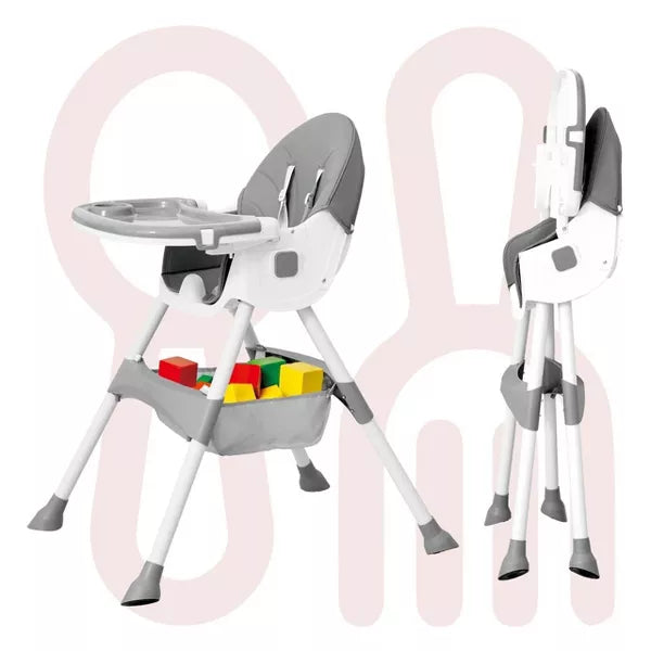 Napei 6- in -1 Baby High Chair with 5 -Point Safety Harness