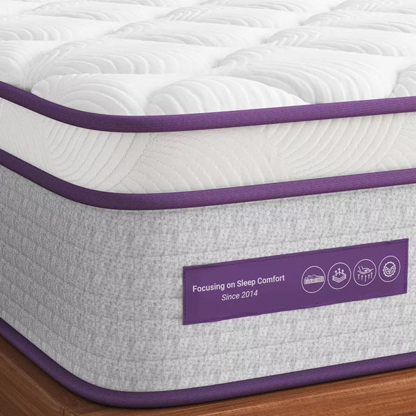 Sersper 14 inch Memory Foam Spring Hybrid Mattress Queen