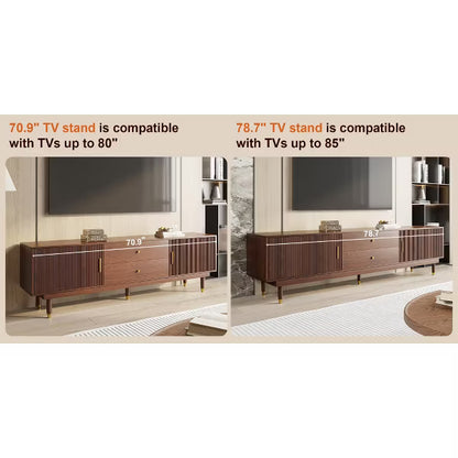 JVNOXK-Medieval Modern TV Stand Entertainment Center with Storage Drawers, Living Room Bedroom Media Cabinet