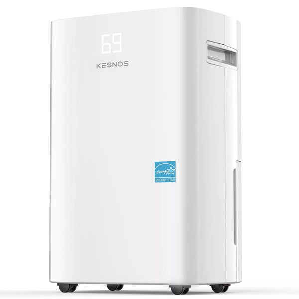 Kesnos Energy Star 50-100 Pint Dehumidifier for Large Spaces with Smart Humidity Control and Versatile Drainage