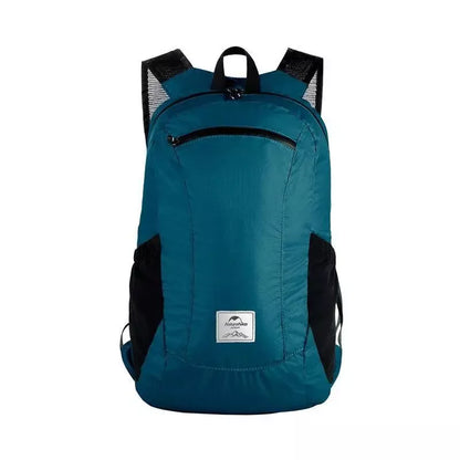 Naturehike 18L Lightweight Waterproof Packable Backpack – 30D Nylon, YKK Zippers, Foldable Hiking Daypack for Travel & Camping