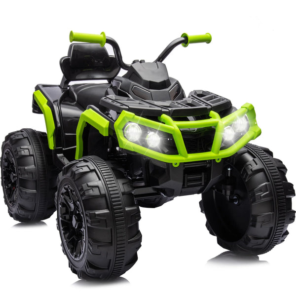 Hikiddo Kids ATV 4 Wheeler, 24V Kids Ride on Toy for Big Kid w/Bluetooth, 400W Motor - Green