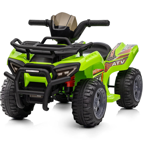 Hikiddo 6V Ride-on Toy for Toddlers, Kids ATV 4 Wheeler for 1-3 Boys & Girls with Music - Green