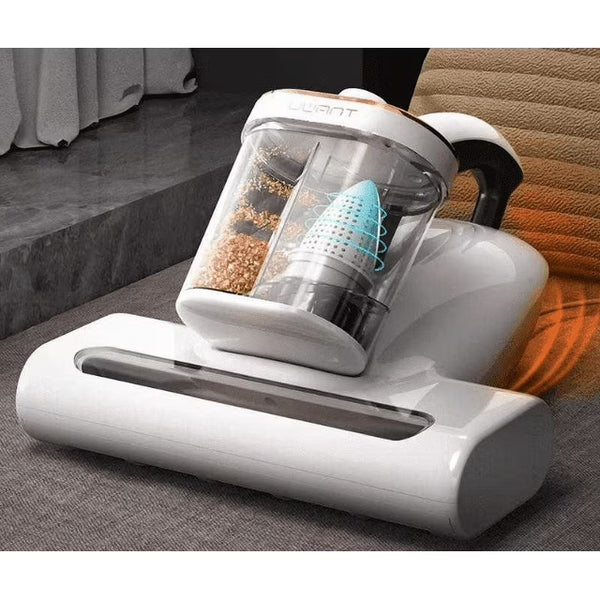 LOHEER Mattress Vacuum Cleaner, 15kPa Bed Vacuum Cleaner with 253.7nm UV-C Light, 500W Powerful Handheld Vacuums for Bed, Crib, Pet Hairs, Sofa, Couch, Carpets