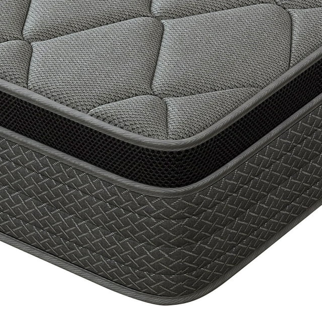 Mocangtu 12" Queen Hybrid Mattress in a Box, Gel Memory Foam with Individually Wrapped Pocket Coils, Medium Firm, Pressure Relief, Cooling Sleep Support