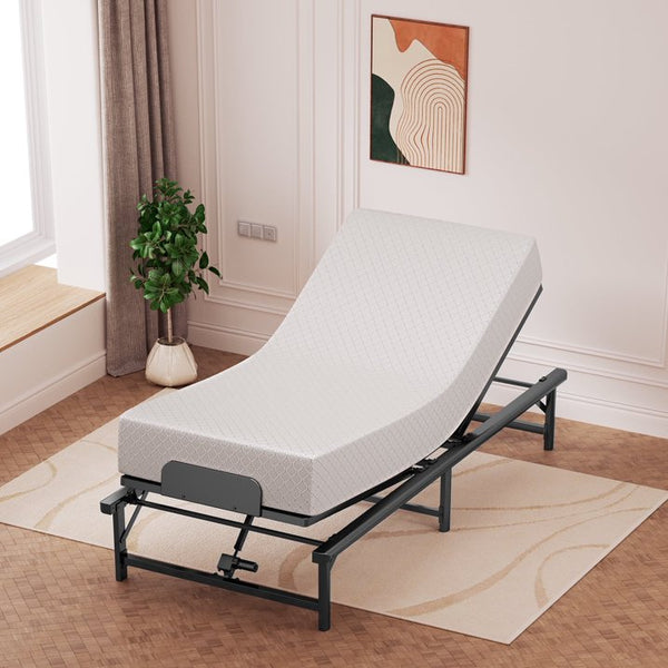 Pamag pieeoo Electric Adjustable Bed Base Frame with Wireless Remote, Ergonomic, Zero Gravity, 400 lb Capacity, Twin XL