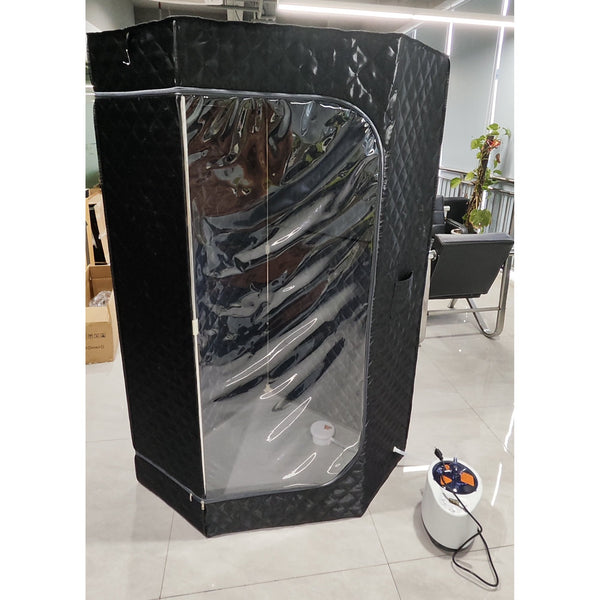 Portable Sauna Tent for Home, Novashion Personal Steam Sauna Box, Black