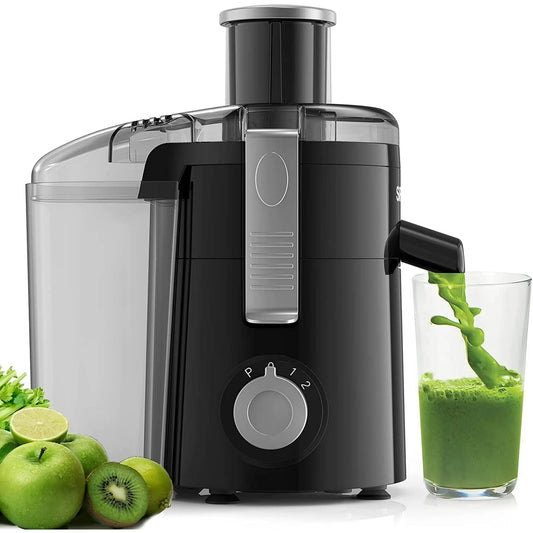 SIFENE 500 W 50 oz 3 Speed Centrifugal Juicer, Black