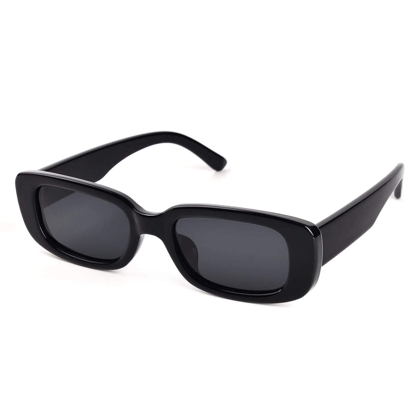 TINHAO Square Sunglasses for Women Men Trendy Retro Rectangle Sunglasses with Polarized UV 400 Protection Party Sunglasses