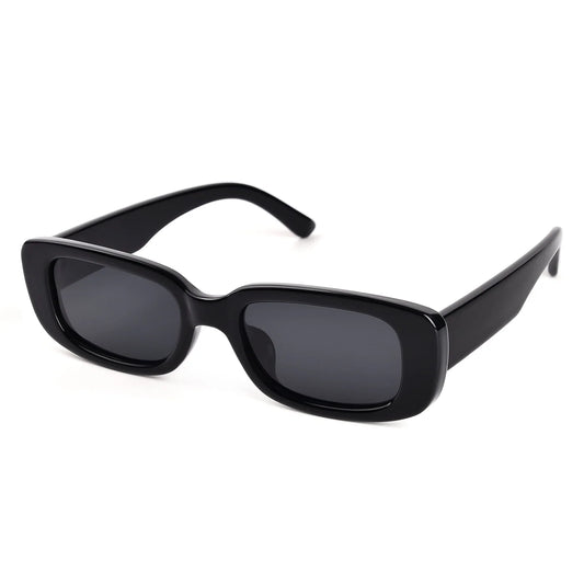 TINHAO Square Sunglasses for Women Men Trendy Retro Rectangle Sunglasses with Polarized UV 400 Protection Party Sunglasses