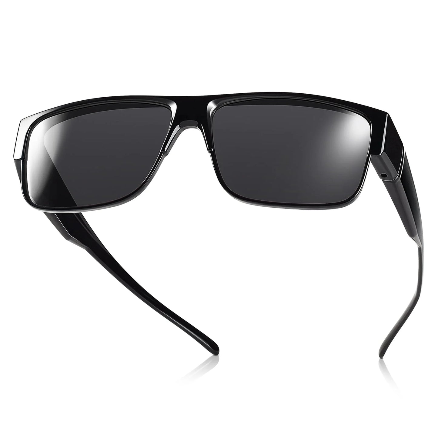 TINHAO Sunglasses Fit Over Glasses for Men Women Square Sun Glasses UV400 Protection Shades