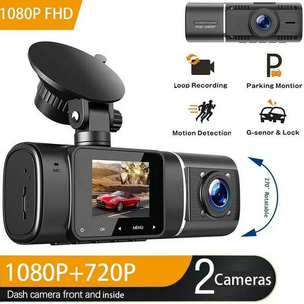 TOGUARD Dash Cam 1080P FHD 1.5 Inch LCD Display Car Camera ,IR Night Vision Car Camera ,Parking Mode, G-Sensor, Loop Recording, HDR