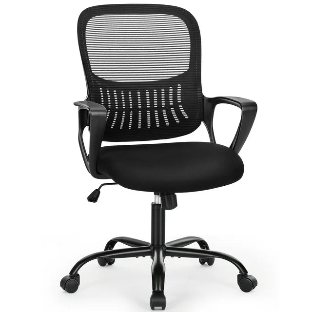 Tall Office Chair with Adjustable Height,Ergonomic Computer Standing Desk Stool,High Office Chair for Counter Height Desk (Black)