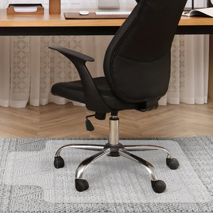 YEERSWAG Office Chair Mat for Carpet Floor 48x30 PVC Chair Mat,Carpet Protector Rectangle Transparent Non-Slip Computer Desk Chair Mat with Grippers for Work, Home,Gaming