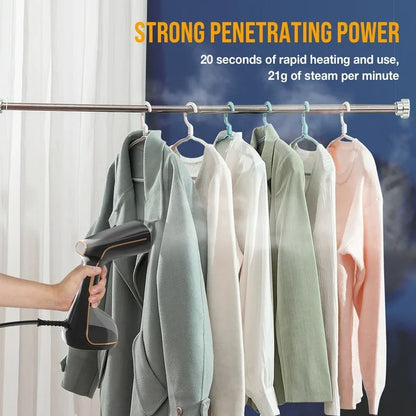Steamer for Clothes 1200W, Loheer Portable Clothes Steamer for Home, Travel, 320ml Water Tank