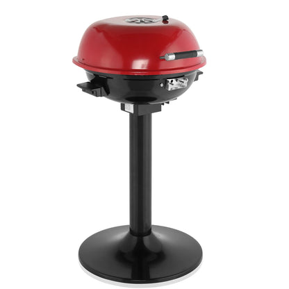 Ktaxon Electric Grill Smoker 1600W Outdoor/Indoor Standing Grill with Removable Non-Stick Warming Rack