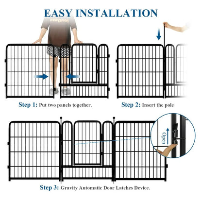 Suchown Dog Playpen Outdoor, 16 Panels 32  Height Dog Fence Exercise Pen for Large/Medium/Small Dogs, Pet Puppy Playpen for RV, Yard, Camping