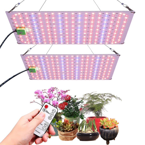 TUOY Grow Light 1200W Full Spectrum Grow Lights for Indoor Plants Red Blue Spectrum Plant Light 3 Light Modes with 306/612 LED for Hydroponics