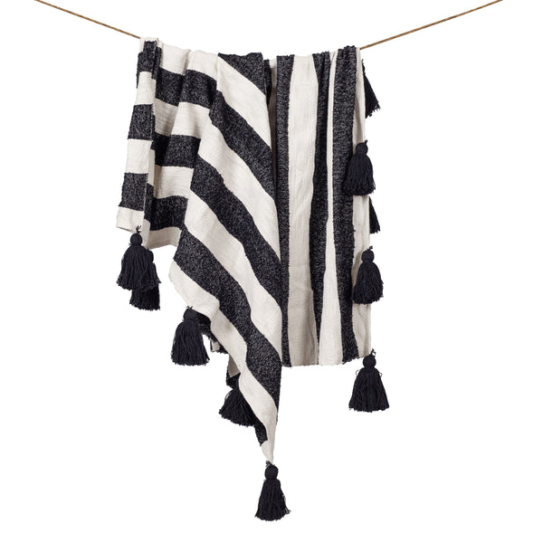 Elin Striped Throw Blanket