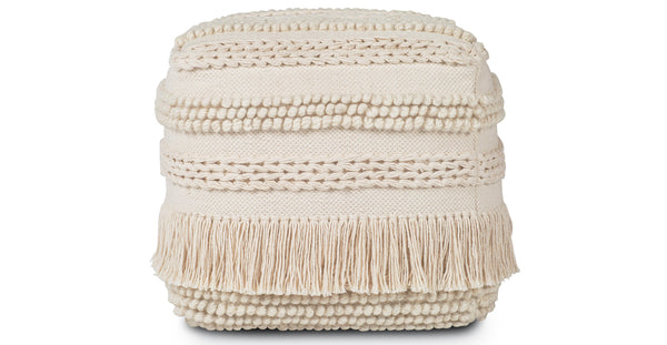 Lexi 16" Square Pouf