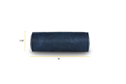Napa Leather Bolster Pillow Set