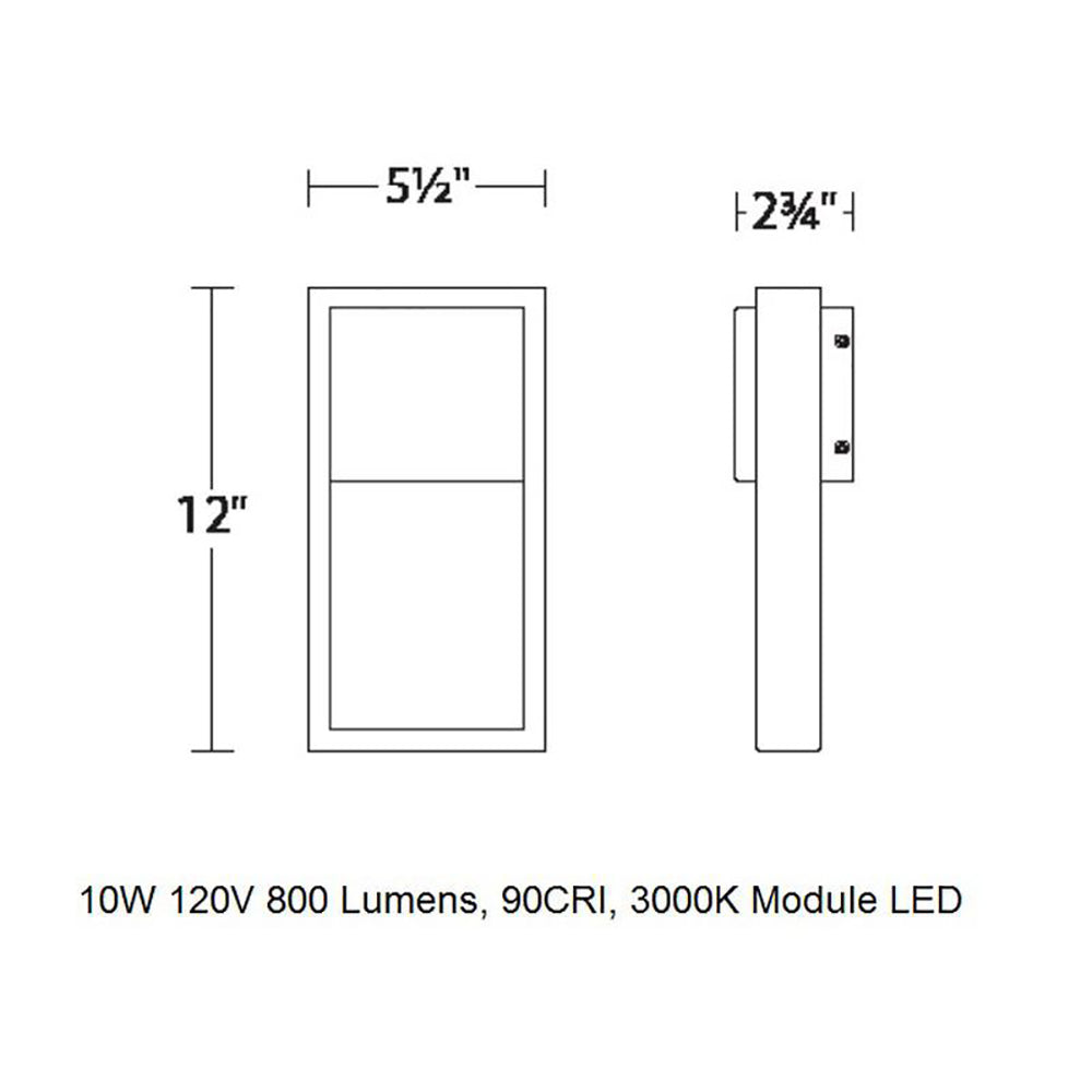 Archetype LED Outdoor Wall Light