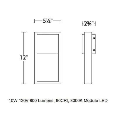 Archetype LED Outdoor Wall Light