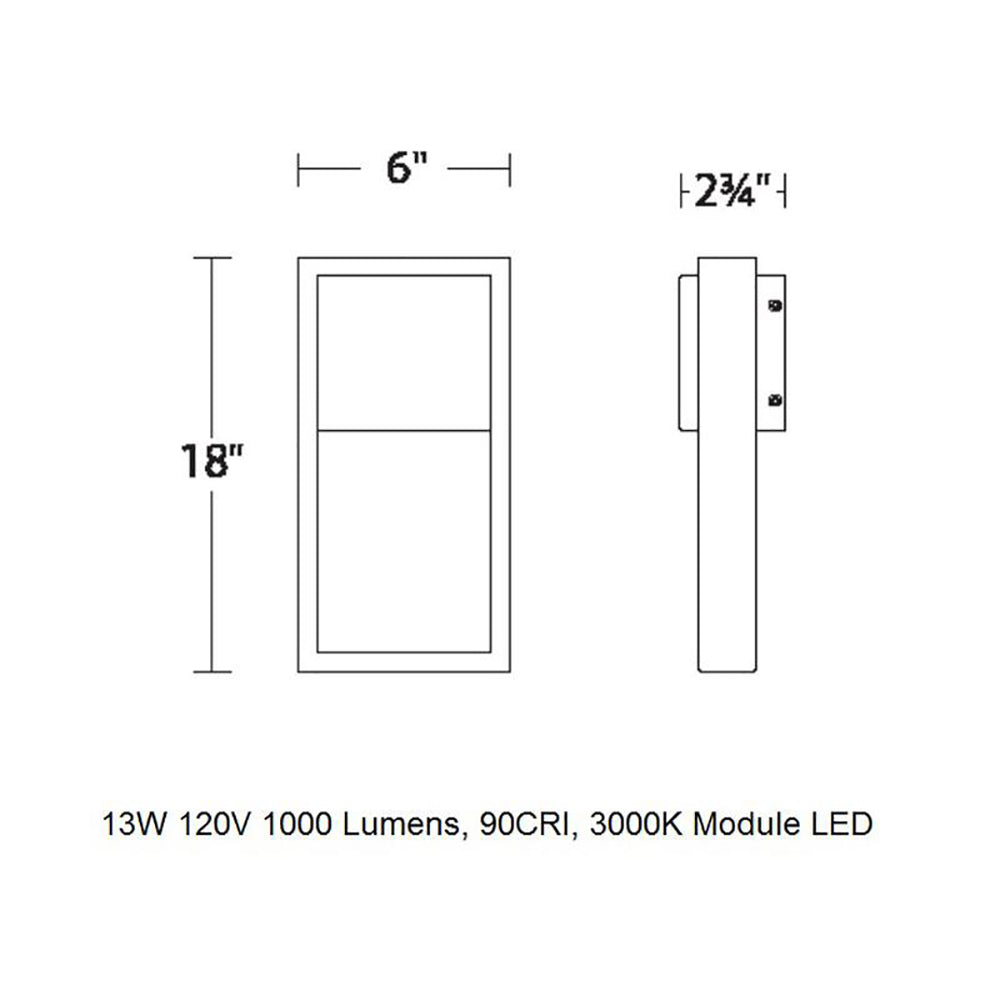 Archetype LED Outdoor Wall Light