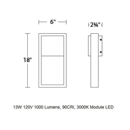 Archetype LED Outdoor Wall Light