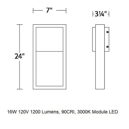 Archetype LED Outdoor Wall Light