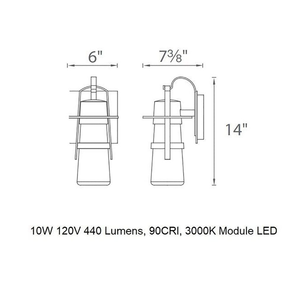 Balthus Outdoor Wall Light