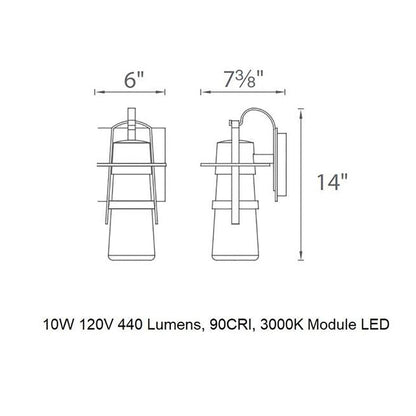 Balthus Outdoor Wall Light