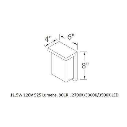Ledge Indoor / Outdoor Wall Light