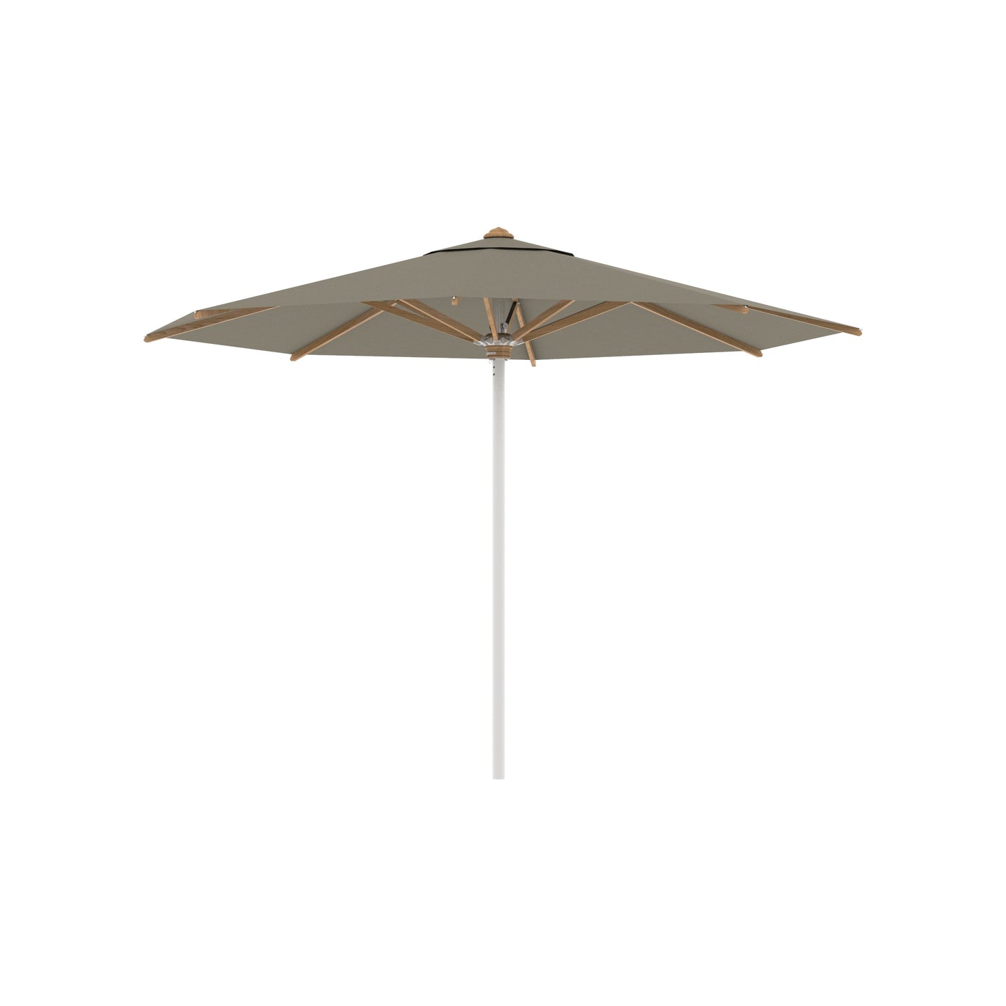 Shady Round Umbrella with Teak Ribs